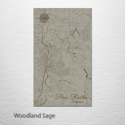 Paso Robles, California Street Map