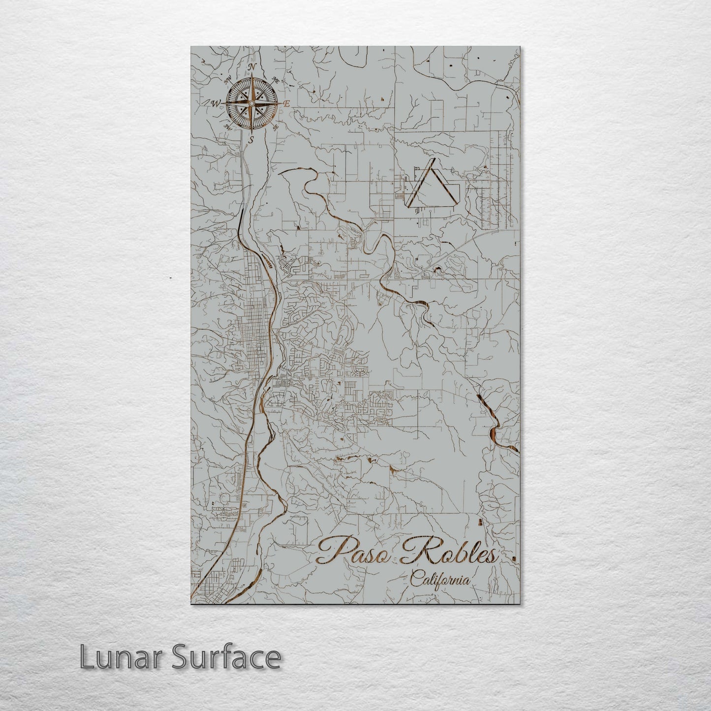 Paso Robles, California Street Map