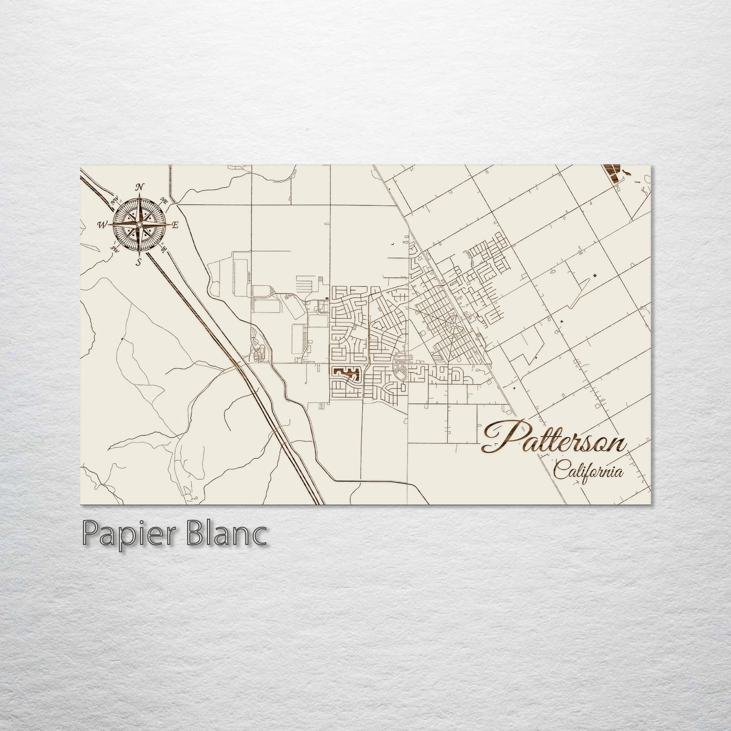 Patterson, California Street Map