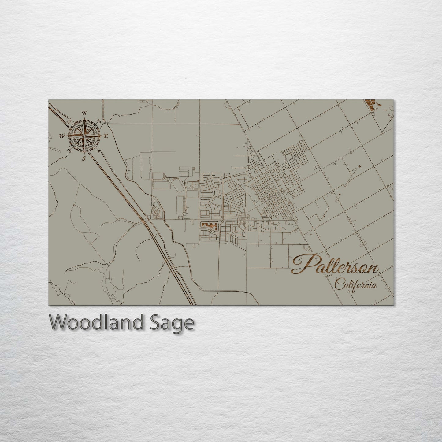 Patterson, California Street Map