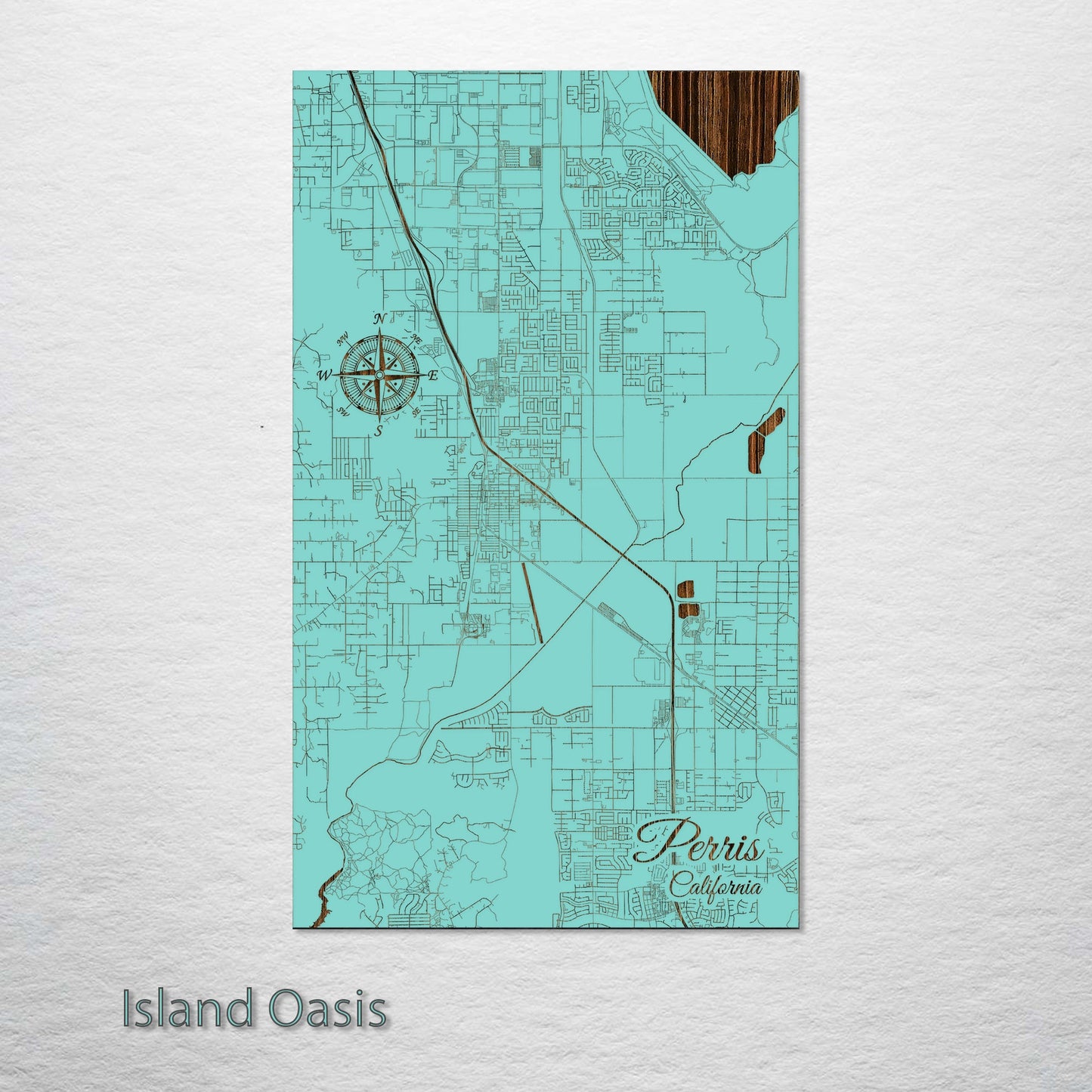 Perris, California Street Map