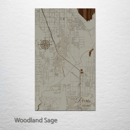 Perris, California Street Map