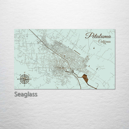 Petaluma, California Street Map