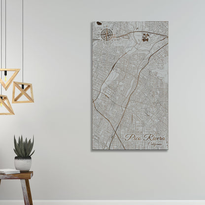 Pico Rivera, California Street Map