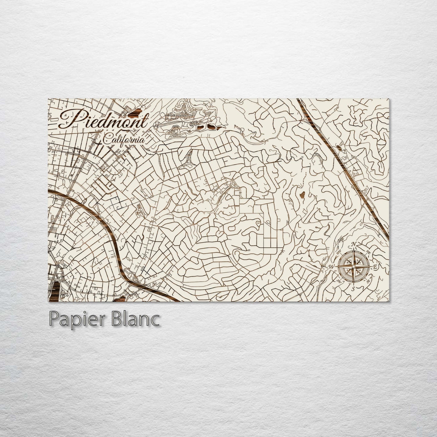 Piedmont, California Street Map