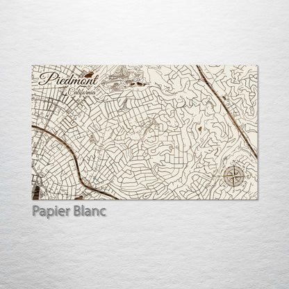 Piedmont, California Street Map