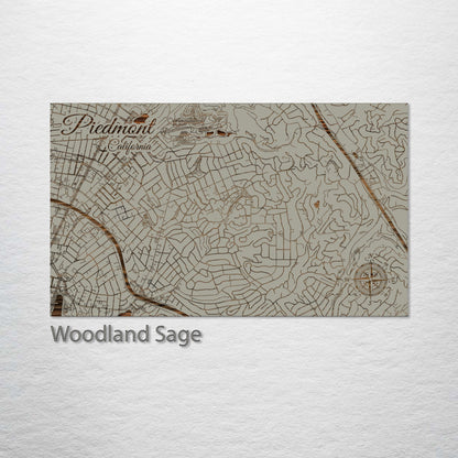 Piedmont, California Street Map