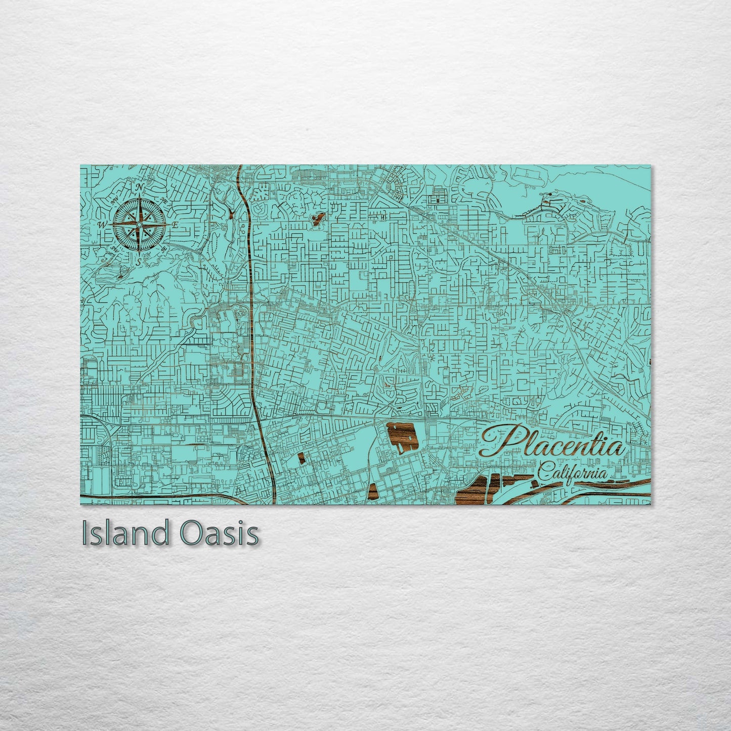 Placentia, California Street Map