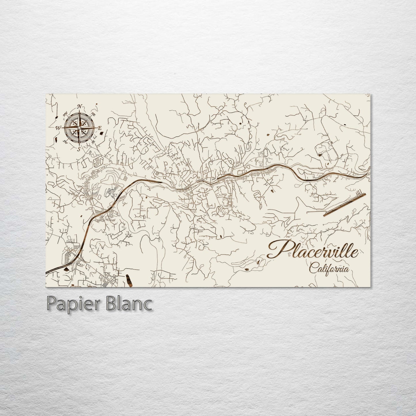 Placerville, California Street Map