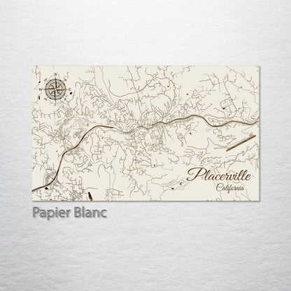 Placerville, California Street Map