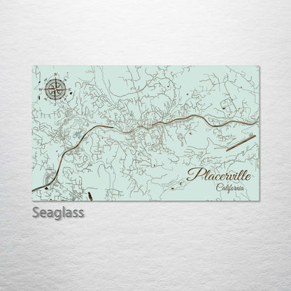 Placerville, California Street Map