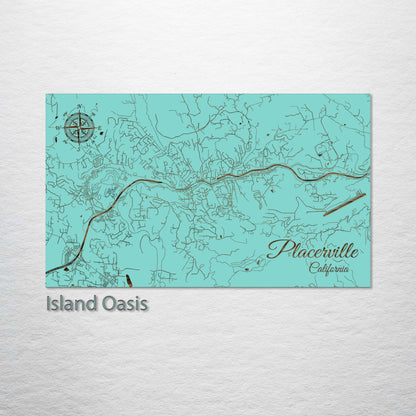 Placerville, California Street Map