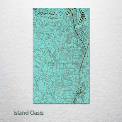 Pleasant Hill, California Street Map