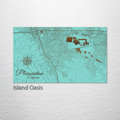 Pleasanton, California Street Map