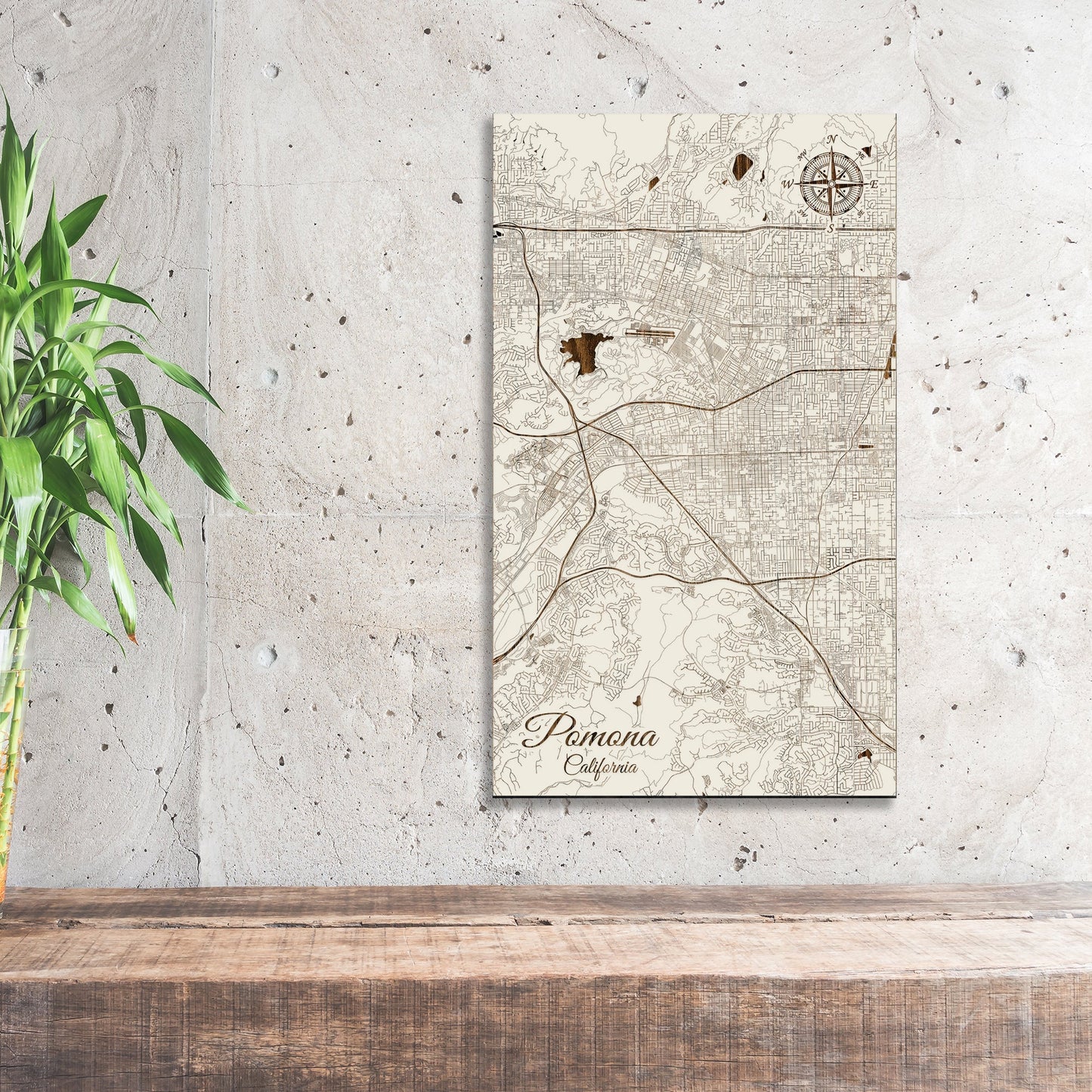 Pomona, California Street Map