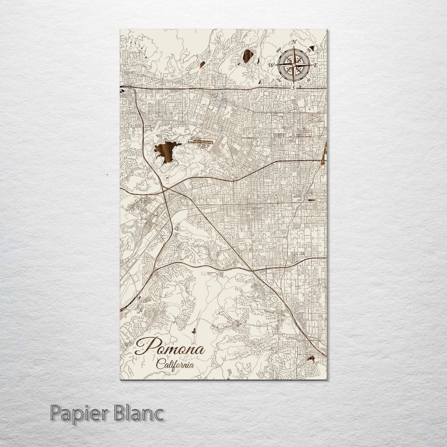 Pomona, California Street Map