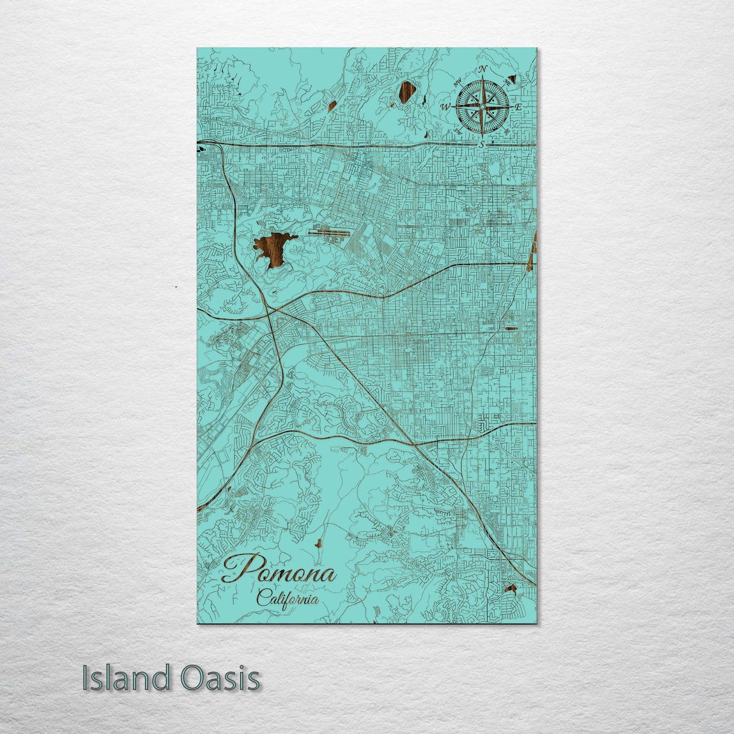 Pomona, California Street Map