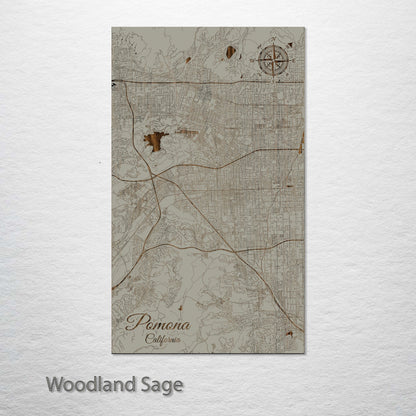 Pomona, California Street Map