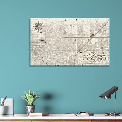 Rancho Cucamonga, California Street Map