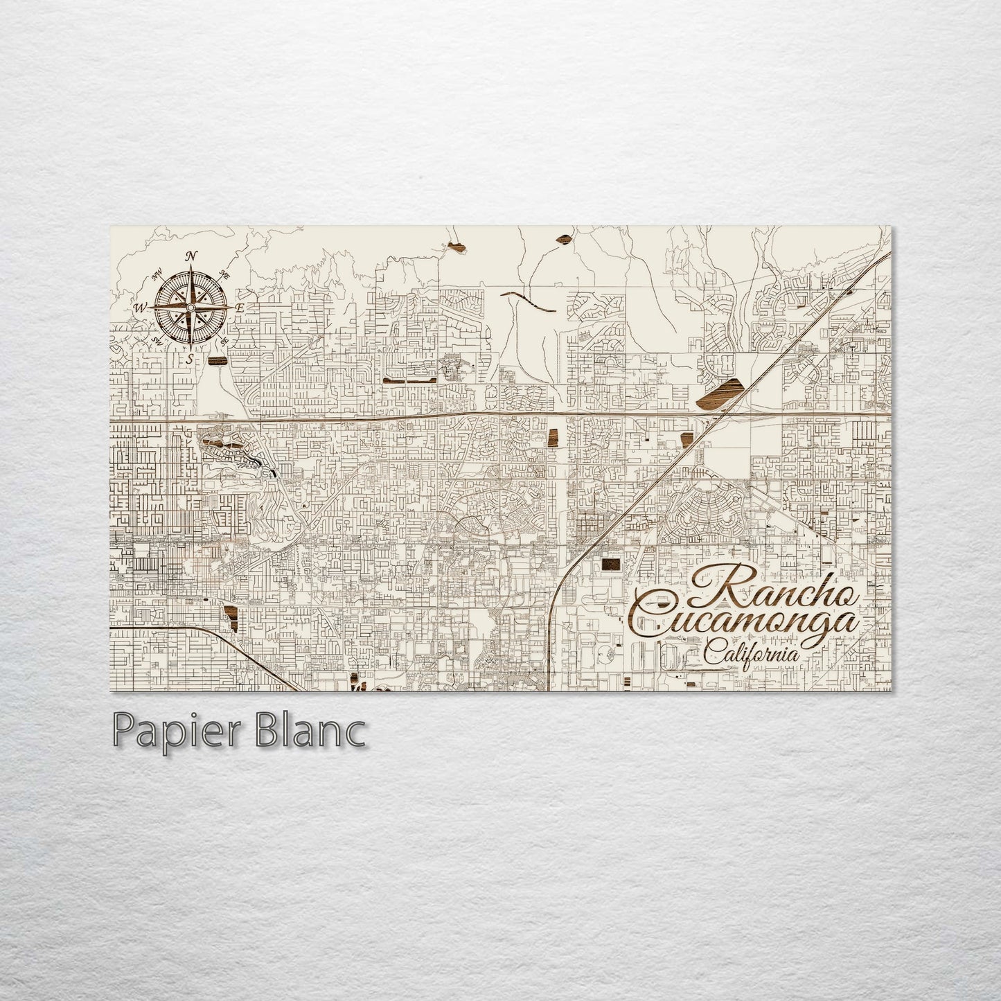 Rancho Cucamonga, California Street Map