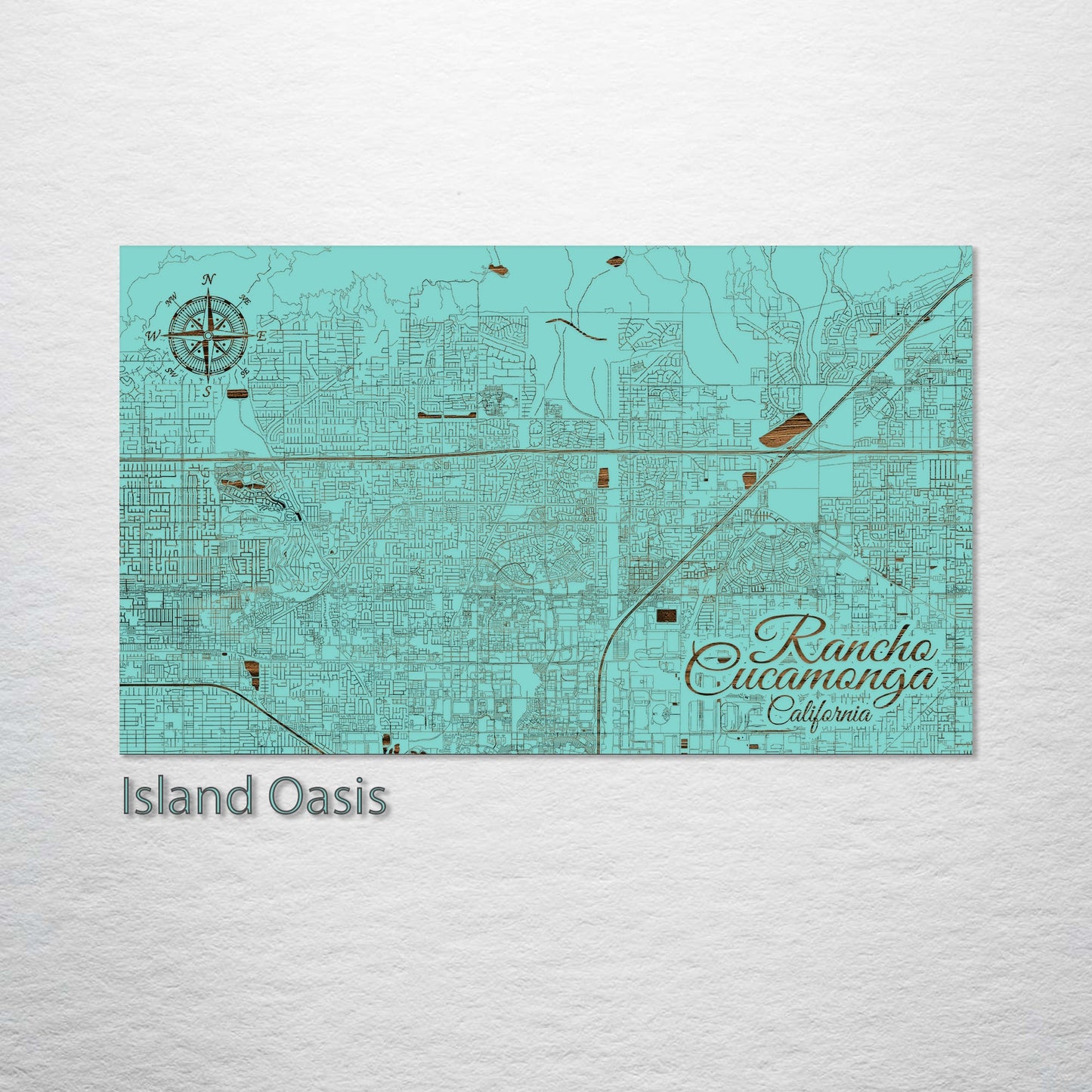 Rancho Cucamonga, California Street Map