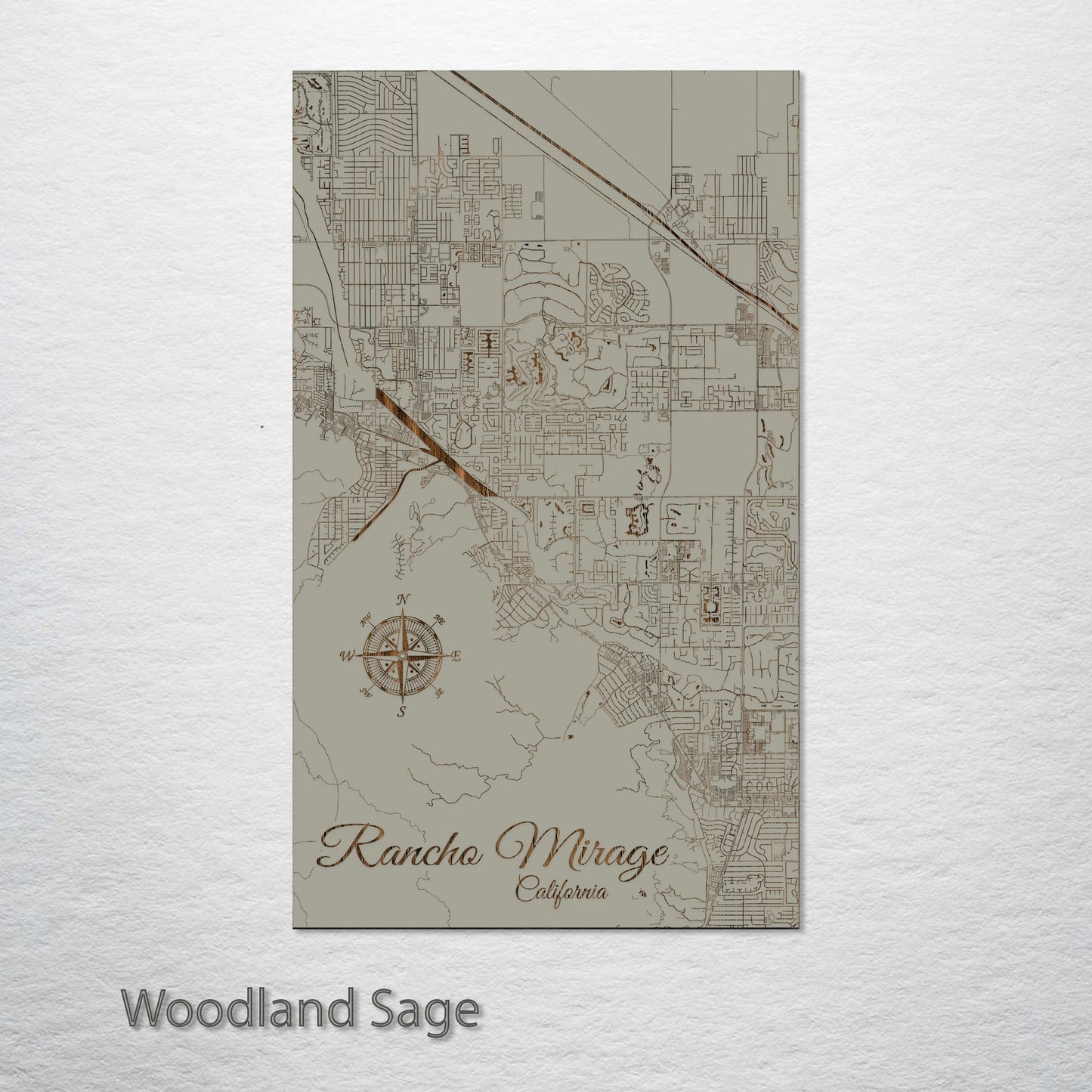 Rancho Mirage, California Street Map