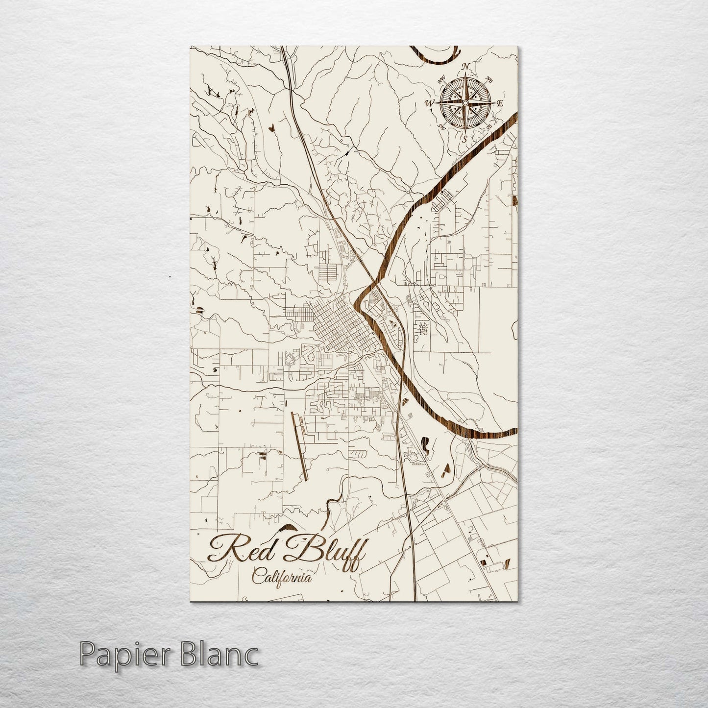 Red Bluff, California Street Map