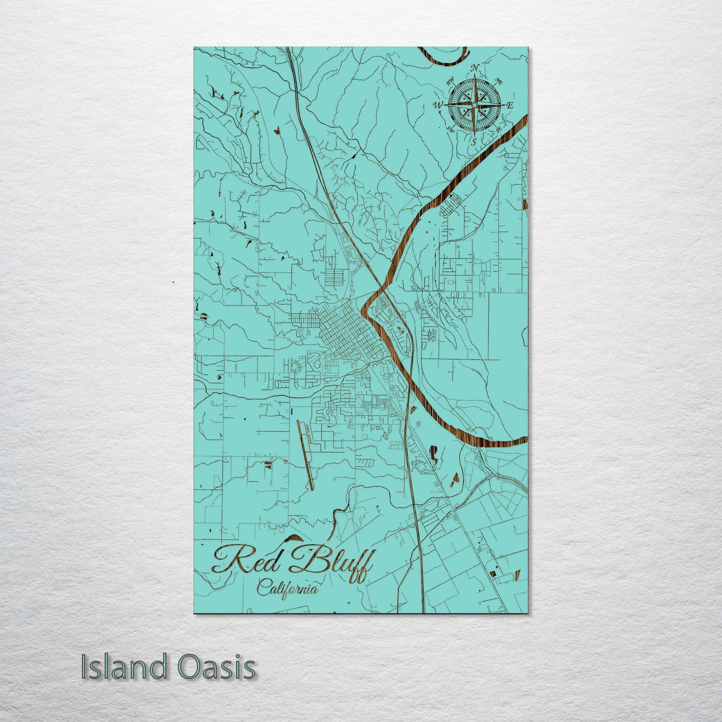 Red Bluff, California Street Map