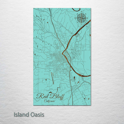 Red Bluff, California Street Map