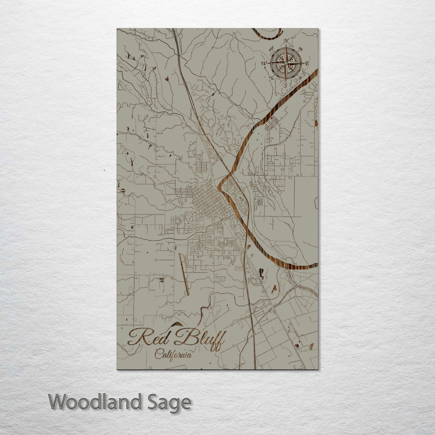 Red Bluff, California Street Map