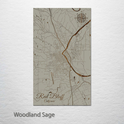 Red Bluff, California Street Map