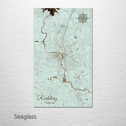 Redding, California Street Map