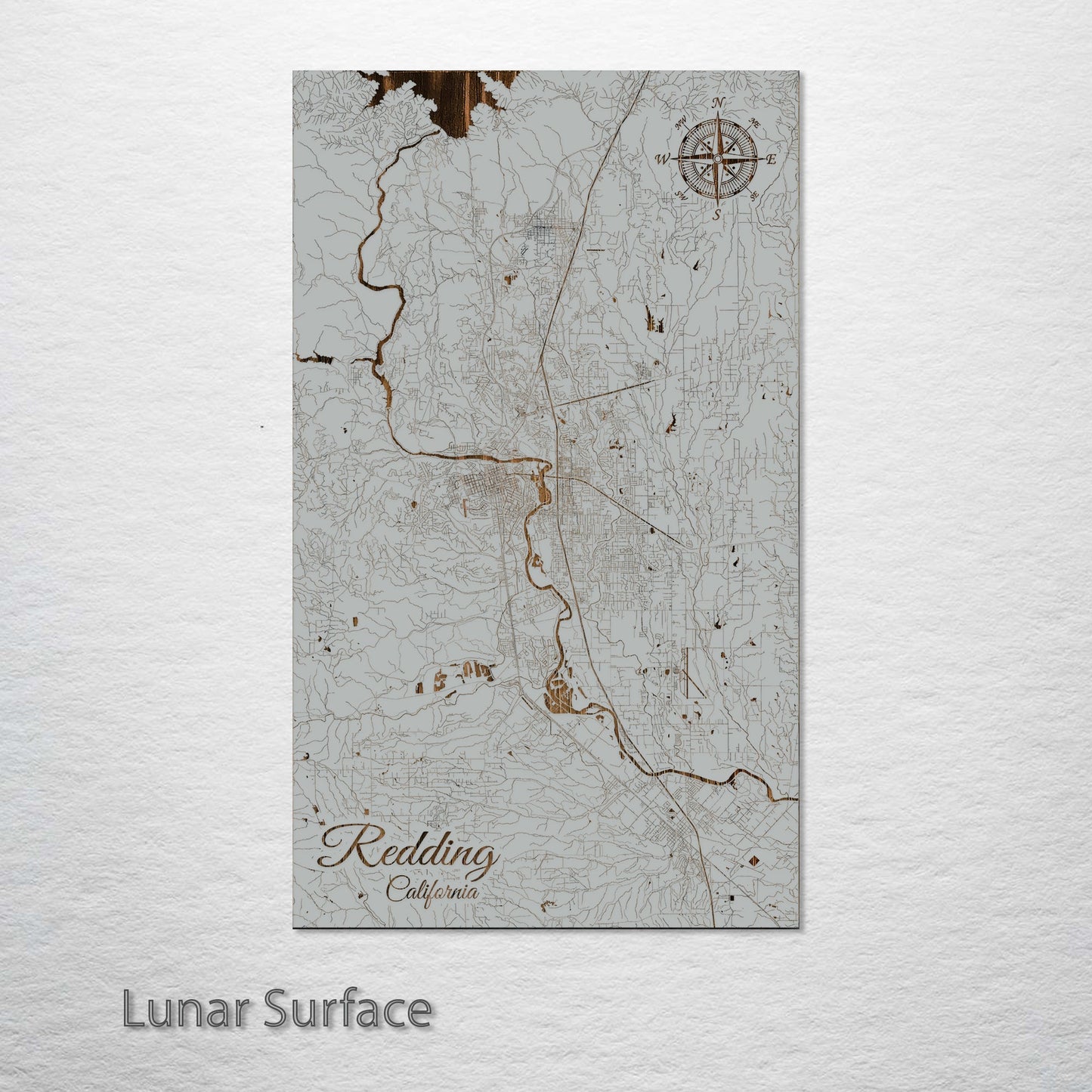 Redding, California Street Map