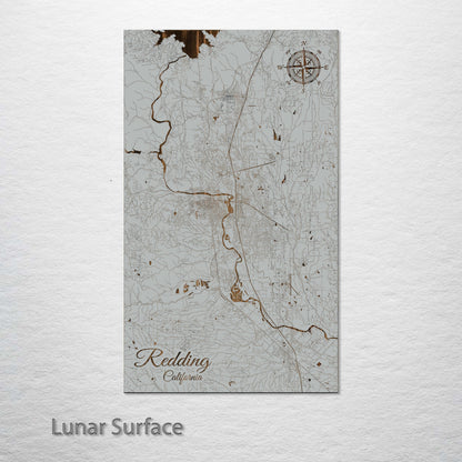 Redding, California Street Map