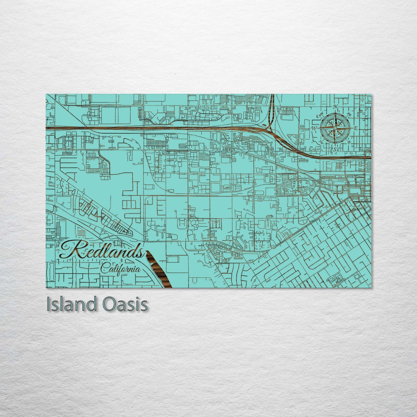 Redlands, California Street Map