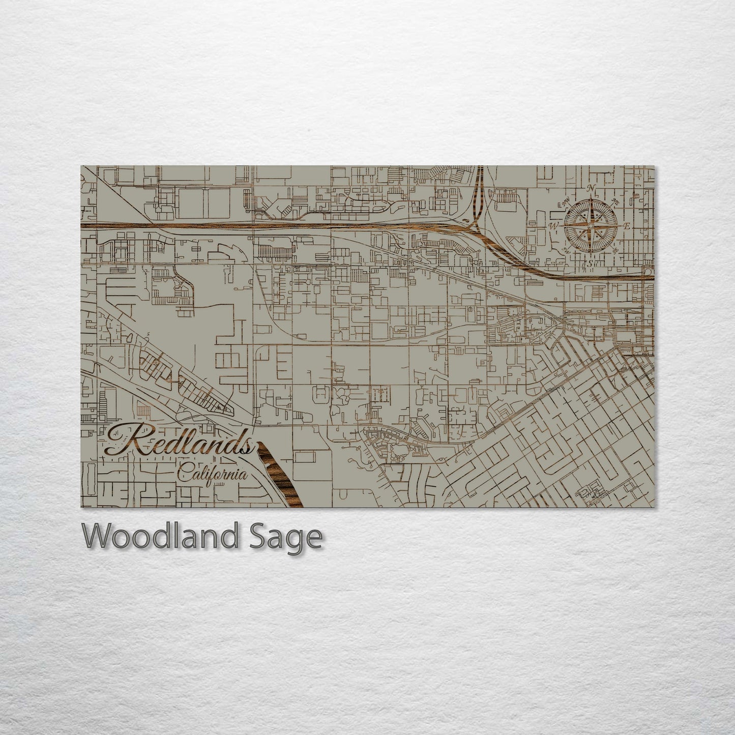 Redlands, California Street Map