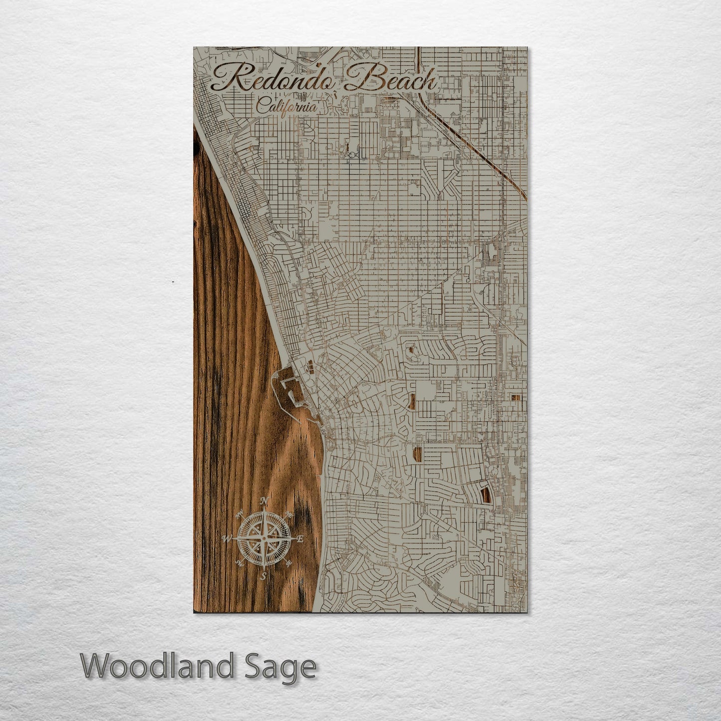 Redondo Beach, California Street Map