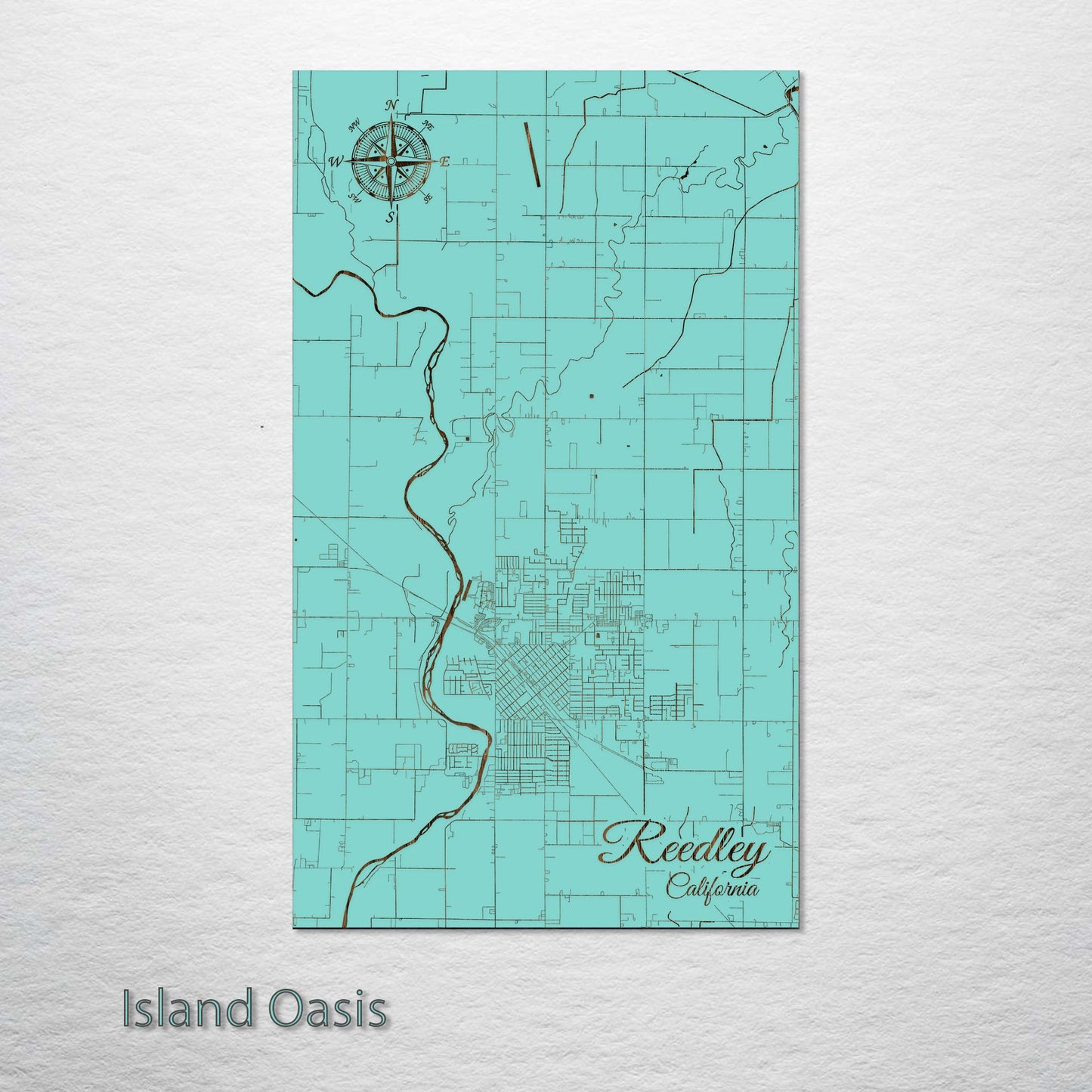 Reedley, California Street Map