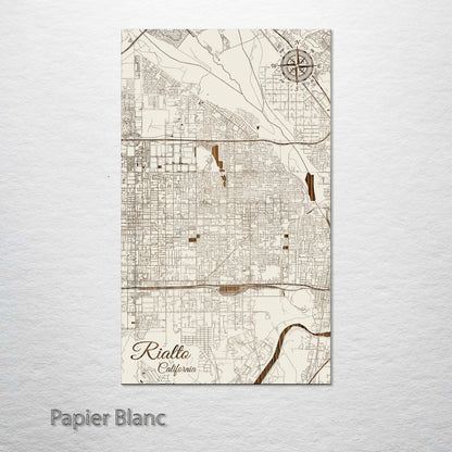 Rialto, California Street Map