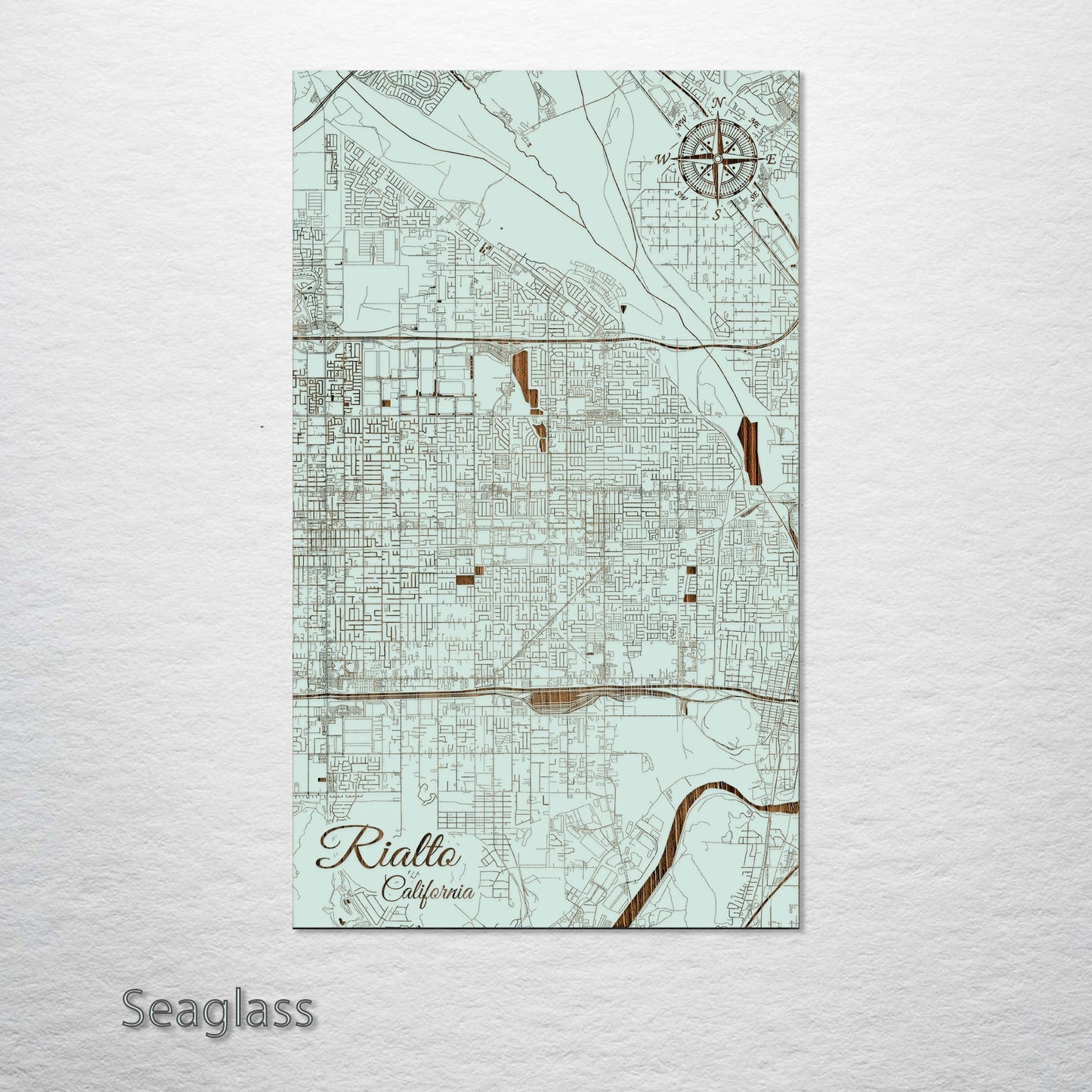 Rialto, California Street Map