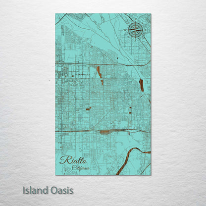 Rialto, California Street Map
