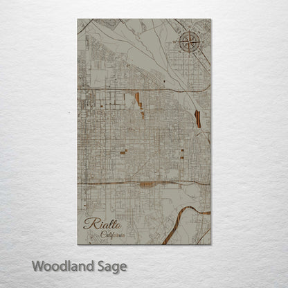 Rialto, California Street Map