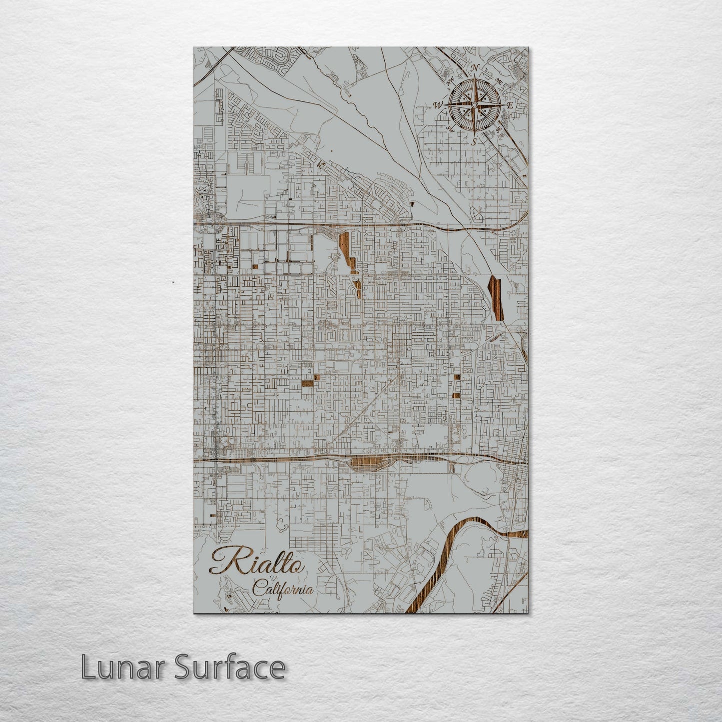 Rialto, California Street Map