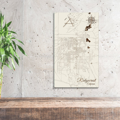 Ridgecrest, California Street Map