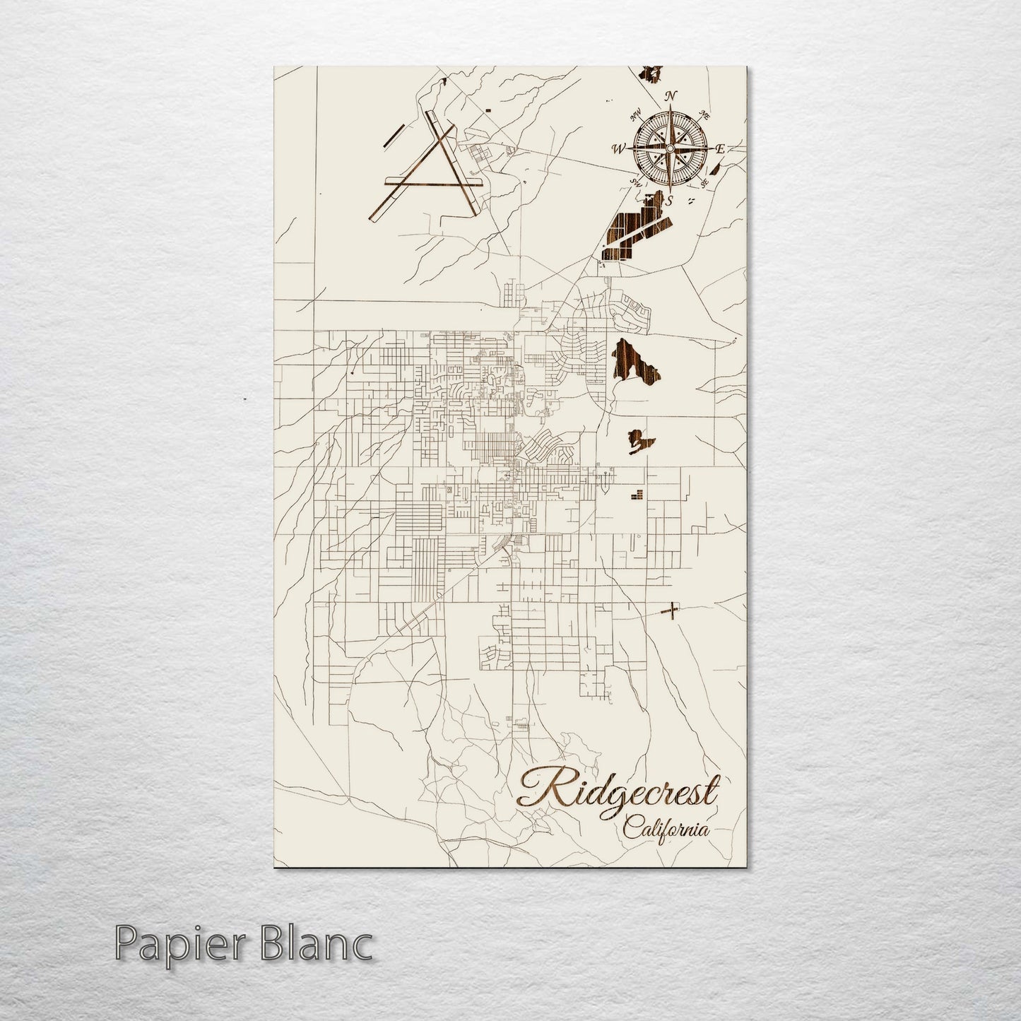 Ridgecrest, California Street Map