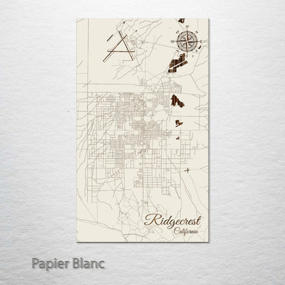 Ridgecrest, California Street Map