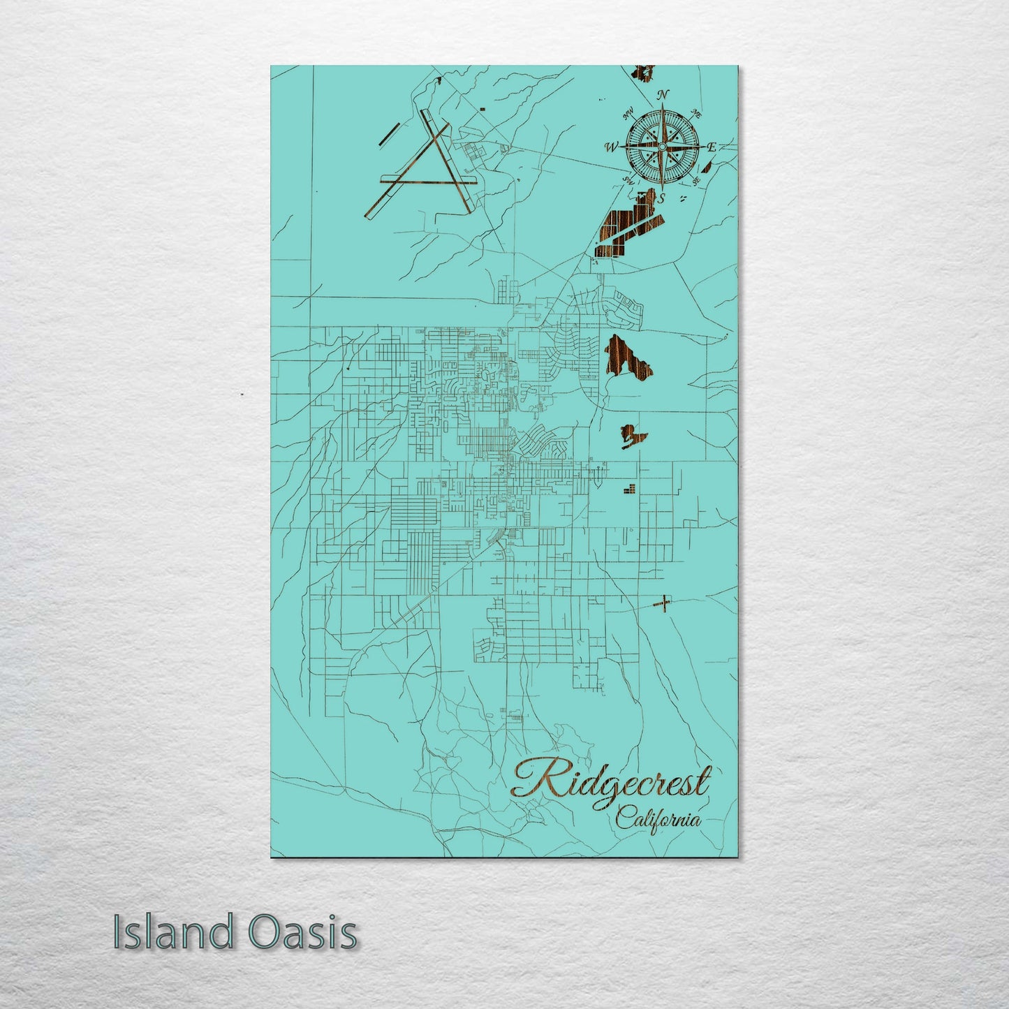 Ridgecrest, California Street Map