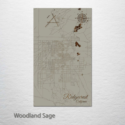 Ridgecrest, California Street Map