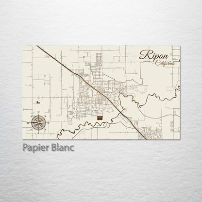 Ripon, California Street Map