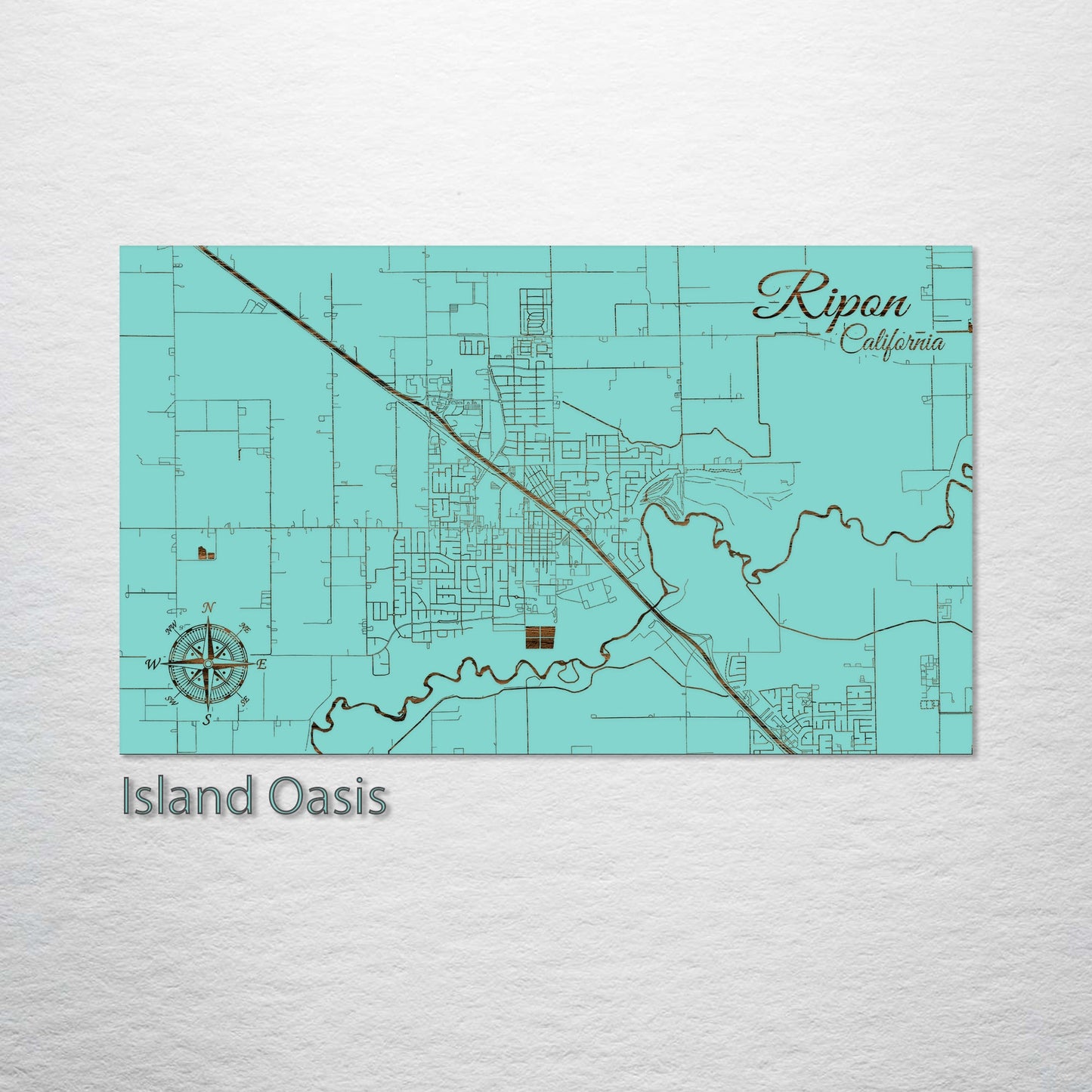 Ripon, California Street Map